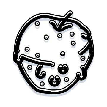 Delicious chocolate chip cookie dessert snack concept Stock Illustration