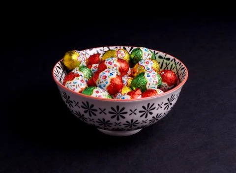 Delicious chocolate Easter egg Stock Photos