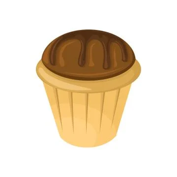 Delicious Chocolate Pudding Illustration Stock Illustration