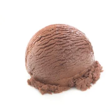 Delicious chocolate scoop Stock Photos