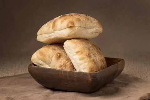 Delicious ciabatta bread. Stock Photos
