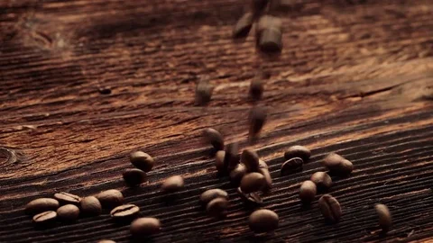 Delicious coffee beans Stock Footage