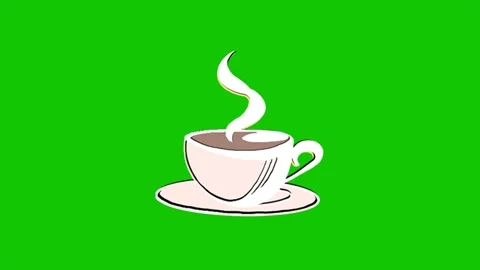 Delicious Coffee Drink Animation Loop 스톡 동영상 340368123