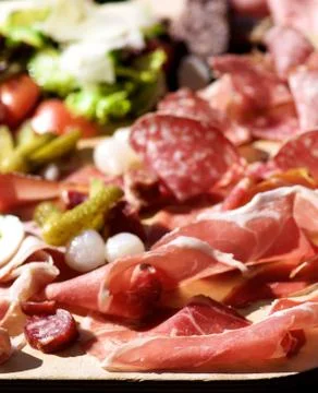 Delicious Cold Cuts Stock Photos