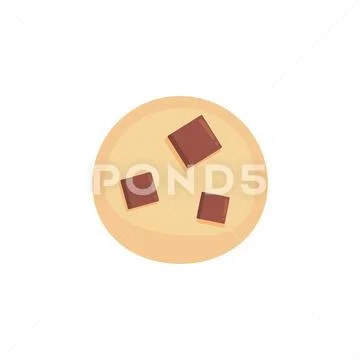 Delicious cookies with christmas decoration Stock Illustration