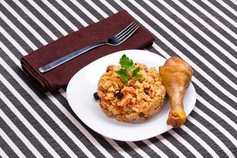 Delicious couscous Fotos Stock
