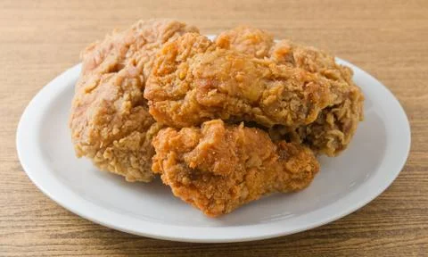 Delicious Crispy Fried Chicken Stock Photos