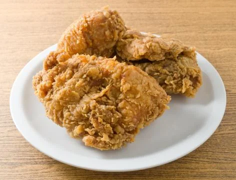 Delicious Crispy Fried Chicken Stock Photos