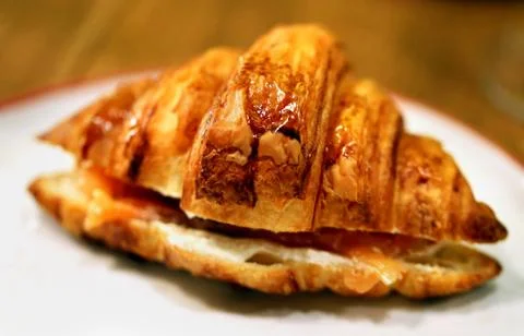 Delicious croissant Stock Photos