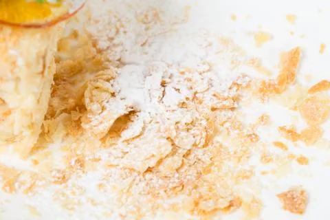 Delicious custard cake. Stock Photos