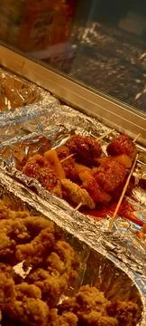 Delicious deep fried chicken snack Stock Photos