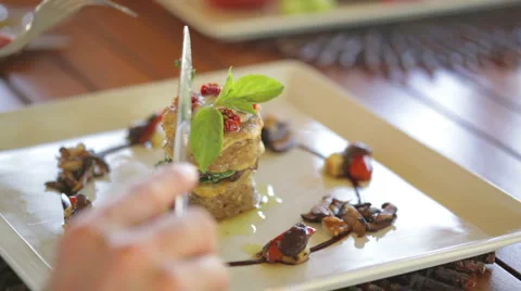 Delicious dessert closeup Stock Footage 1018789