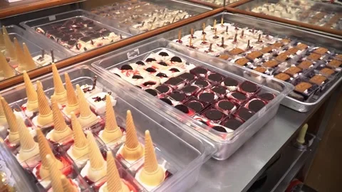 Delicious Dessert Display Stock Footage 319949252