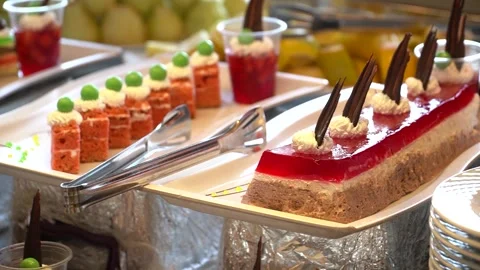 Delicious Dessert Platter Video stock 311201211