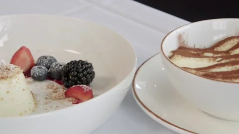 Delicious desserts Video stock 245467970