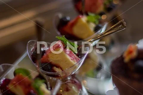 Delicious desserts Stock Photos