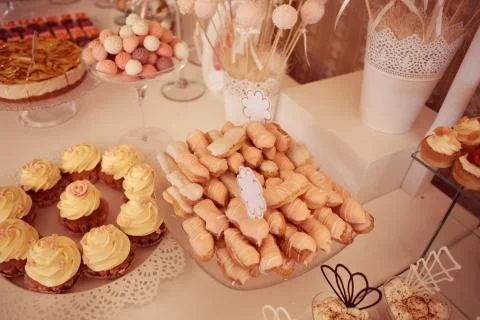 Delicious desserts Stock Photos