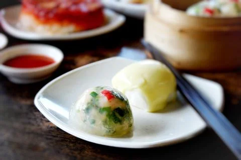 Delicious dim sum Foto stock