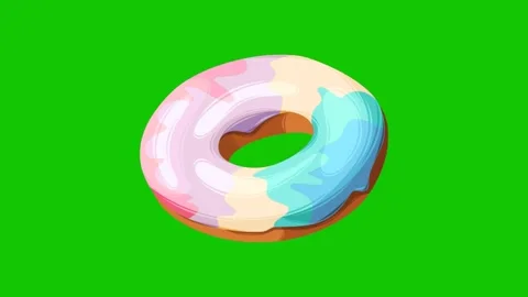 Delicious Donut Animation Motion Graphics 스톡 동영상 341541813
