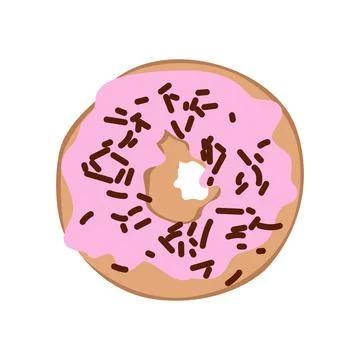 Delicious donuts colorful vector Stock Illustration