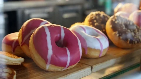 Delicious Donuts Stock-Footage 105896270