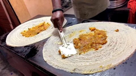 Delicious dosa Stock Footage 285834469