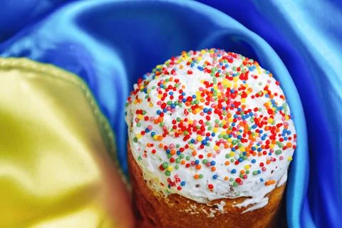 Delicious Easter cake Stock Photos