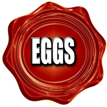 Delicious egg sign Stock Illustration