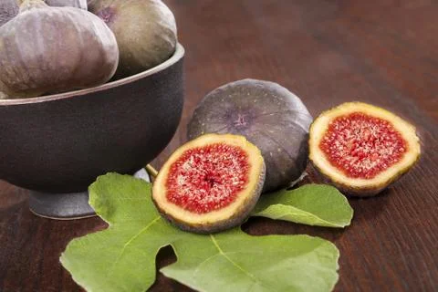 Delicious figs. Foto stock