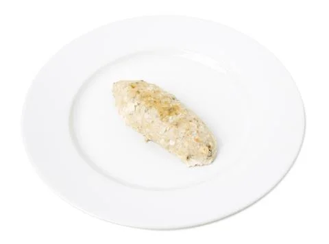 Delicious fish cutlet. Stock Photos