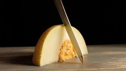 Delicious fresh beautiful melon from different sides. high quality. Stock Footage 137940768