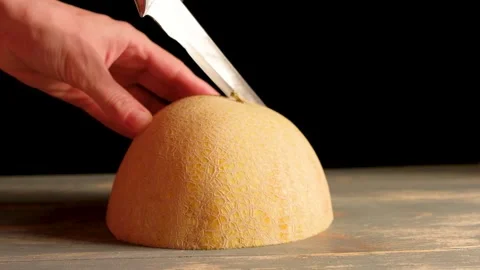 Delicious fresh beautiful melon from different sides. high quality. Stock Footage 137941156