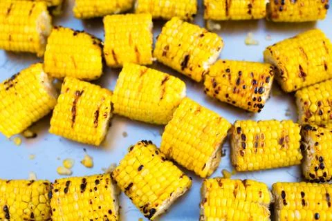 Delicious fried corn Stock Photos