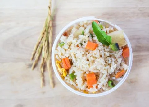 Delicious fried rice Stock Photos