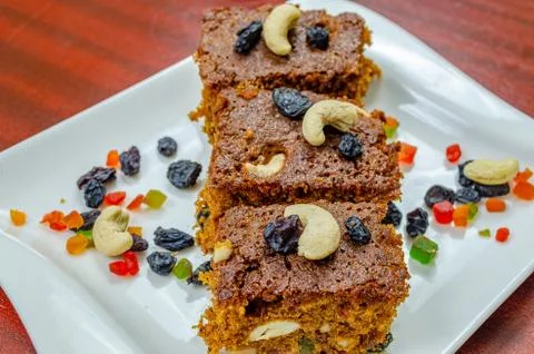 Delicious Fruit Cake Stock Photos
