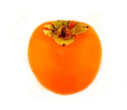 Delicious fruit persimmons Stock Photos