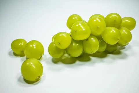 Delicious grape named Shine Muscat Stock Photos