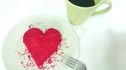 Delicious Homemade  Cake Stock Footage 93115853