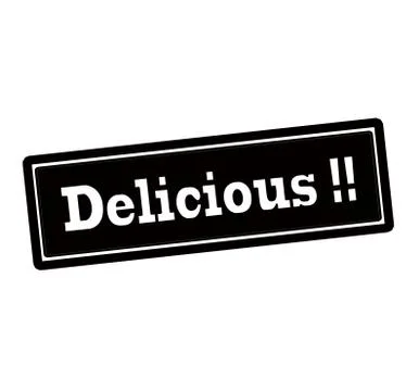 Delicious Illustrazione stock