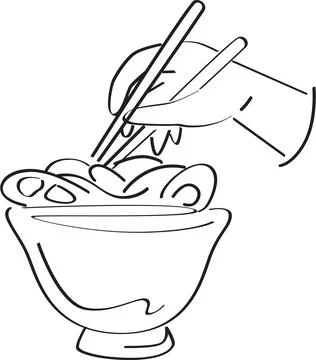 Delicious Japanese Ramen with Beef Asian Noodle Cuisine Stock Illustration