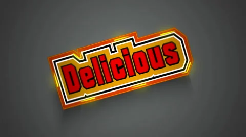 Delicious Label Stock Footage 1118289