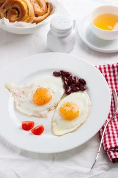 Delicious light breakfast. 스톡 사진