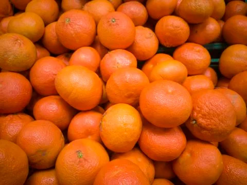 Delicious mandarin fruit Stock Photos