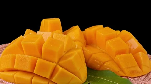 Delicious Mango Fruit. Zoom out. Stock Footage 307845541