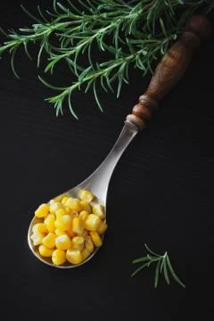 Delicious marinated corn Stock Photos