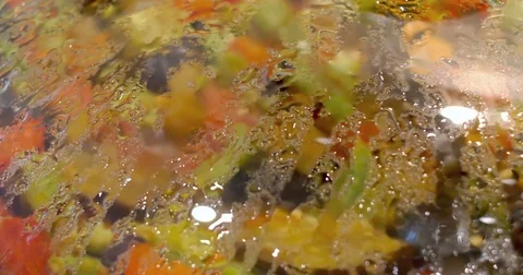 Delicious meal under steaming lid Stock Footage 81799700