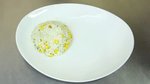 Delicious meal for vegetarians Stock Footage 24665902