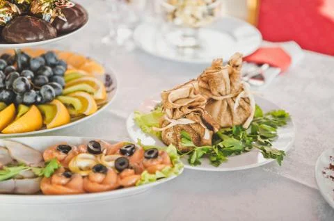 Delicious meals on the table 8413. Stock Photos