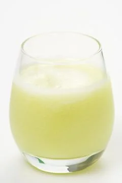 A delicious melon  milkshake Stock Photos