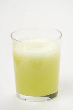 A delicious melon  milkshake Stock Photos